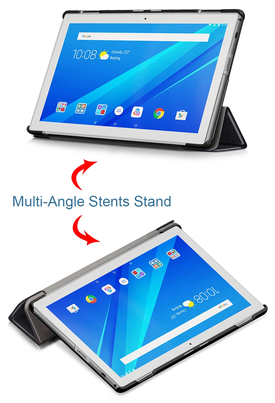 MTT чехол для планшета с милыми животными для lenovo Tab 4 10 TB-X304L TB-X304F TB-X304N Тонкий чехол из искусственной кожи с магнитной подставкой