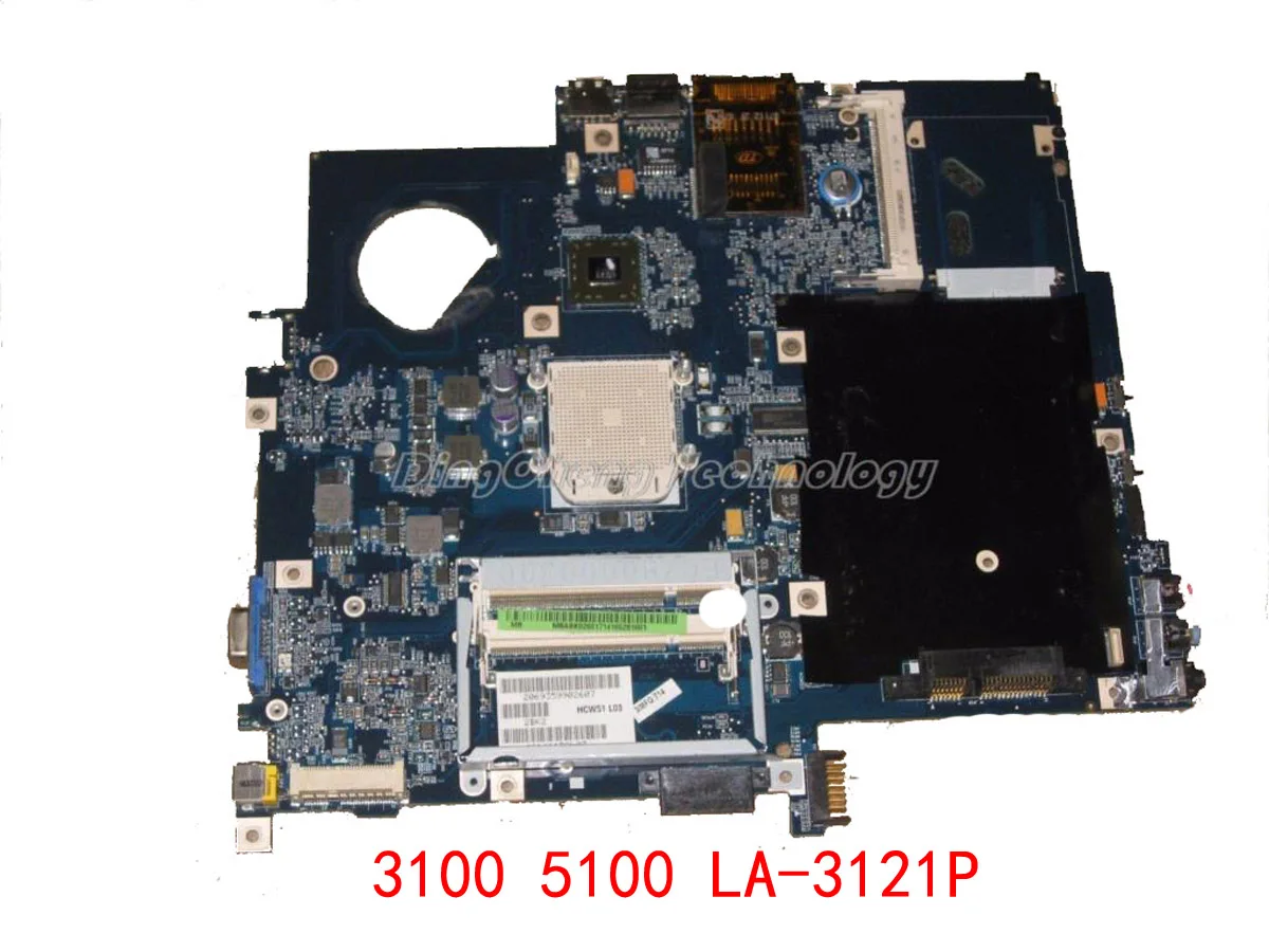 

Laptop Motherboard for ACER 3100 5100 5110 MBABK0200 notebook mainboard HCW51 LA-3121P SATA HDD interface