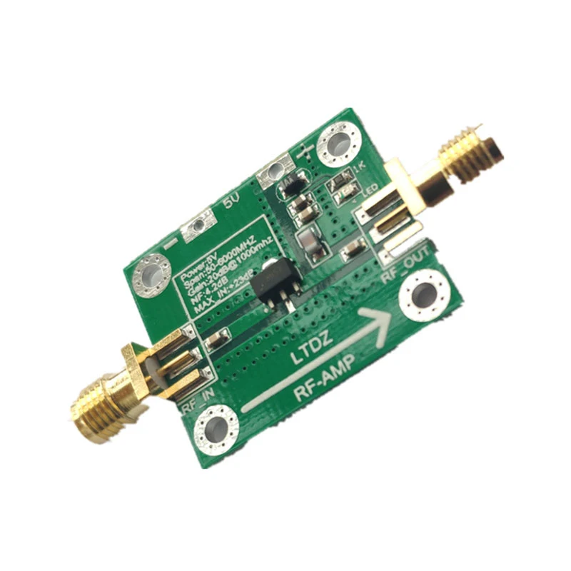 

50mhz-6ghz RF Power Amplifier Board Transmitter Circuit Board Small Signal Broadband Amplifier PUO88