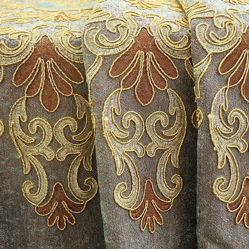 Европейские шенилловые занавески утепленные жаккардовые высококачественные