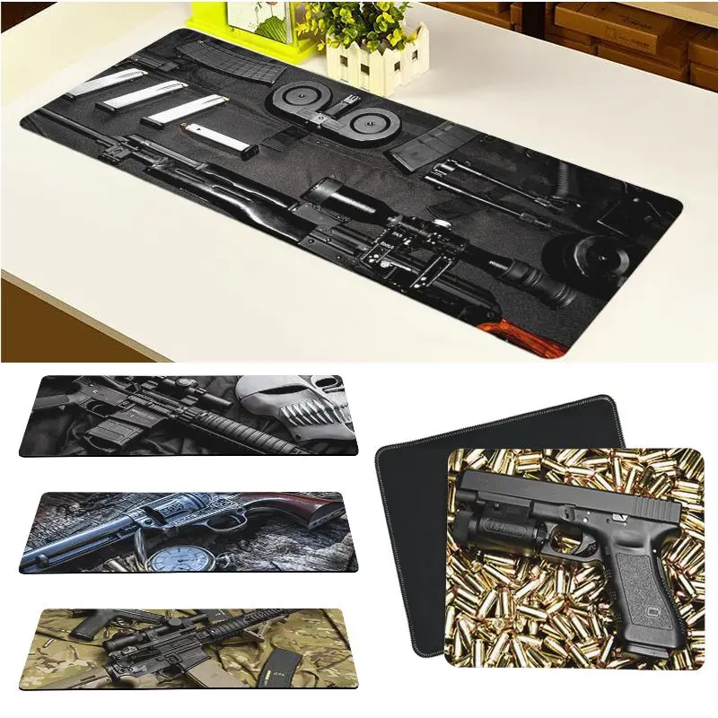 Maiya Высокое качество пистолет револьвер пули армии Комфорт Коврик для мыши