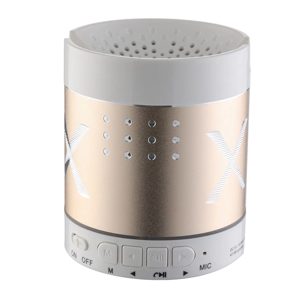 Портативный мини беспроводной динамик плеер USB радио Fm Bluetooth громкий открытый