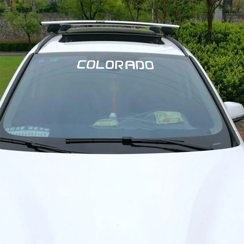 Для Chevrolet Colorado авто лобовое стекло средства ухода за кожей DIY виниловые наклейки