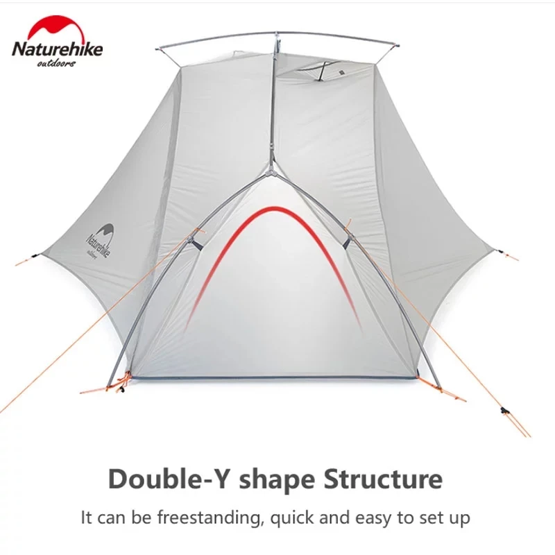 Палатка Naturehike туристическая Ультралегкая на 2 человек 1 35 кг 15D нейлон пу2000 мм -