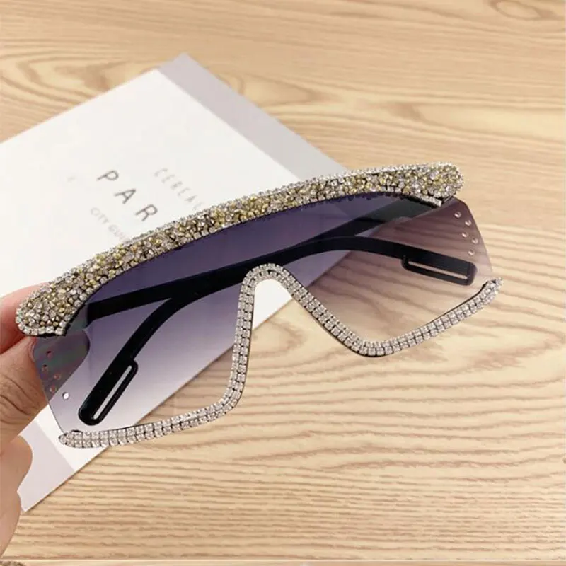 Розовые солнцезащитные очки с квадратными линзами Симпатичные пикантные