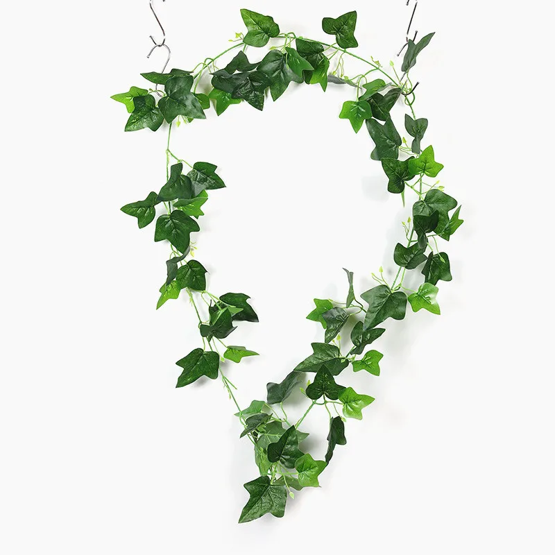 

4pcs 210cm Greenery Artificial Plant Maple Leaf Vine Garland Wall Hanging Fake Plants Wedding Home Decor Green