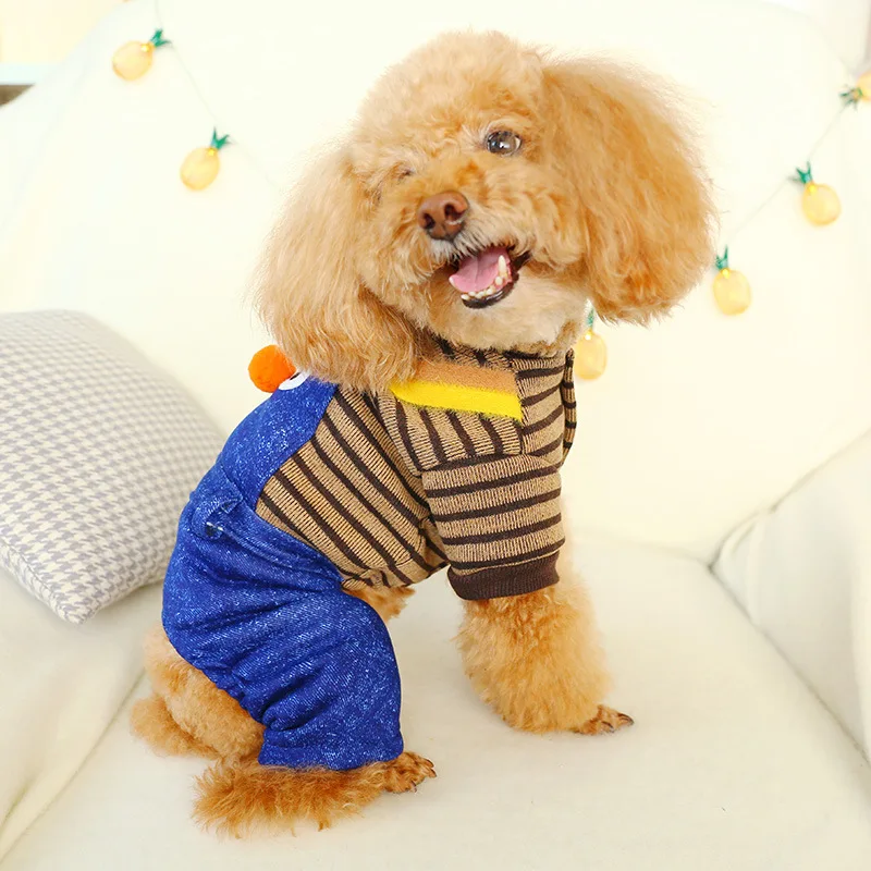 Одежда для собак на осень и зиму четыре ножки Комбинезоны теплая одежда большие