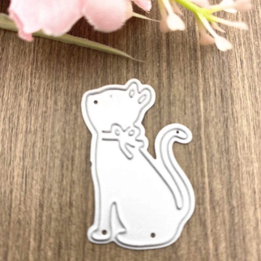 Рамка мышка с изображением животного металлические трафареты для вырезания