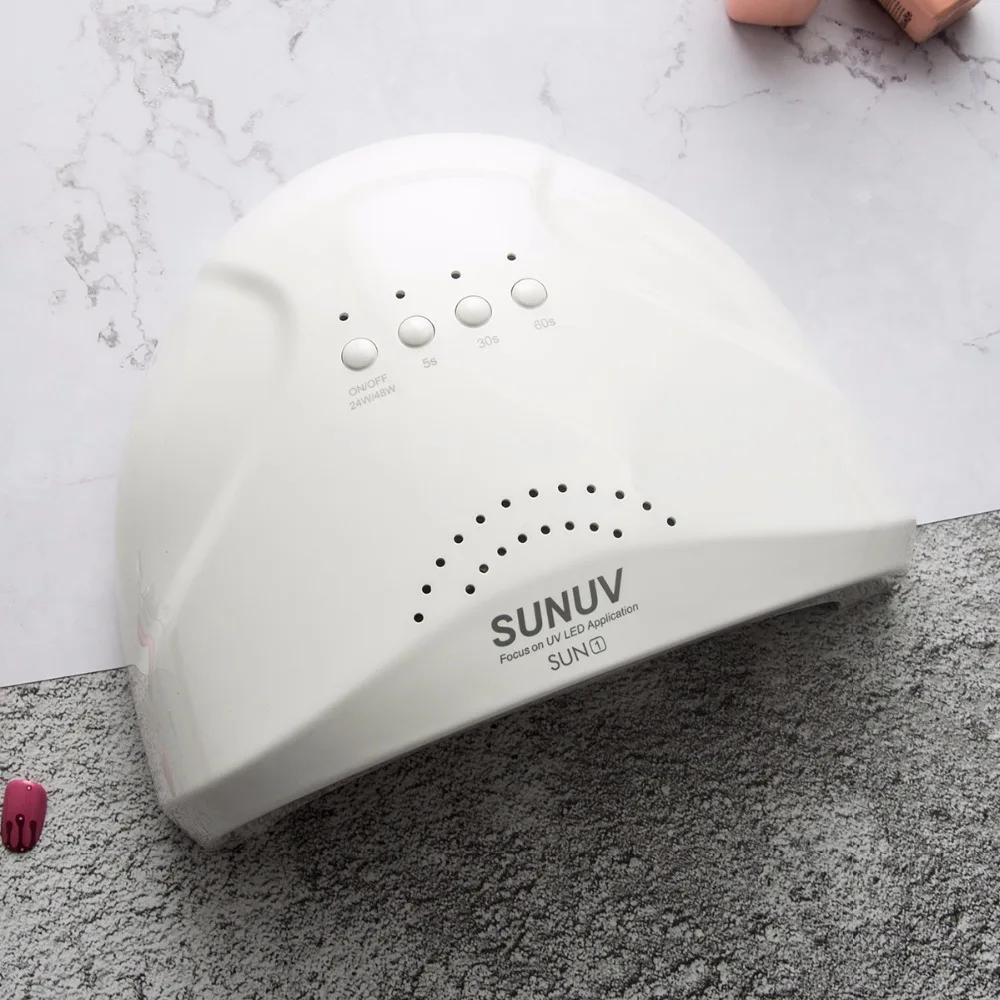 SUNUV SUNone светодиодные УФ-лампы для ногтей сушилка Гель-лак маникюра гель Авто