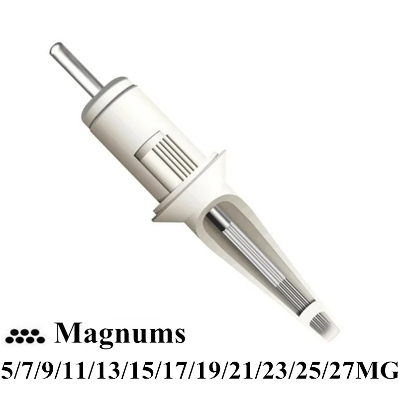 Картриджи для тату-игл Magnums 5/7/9/11/13/15/17/19/21/23/25/27 мг BIGWASP 316 материал обновленная