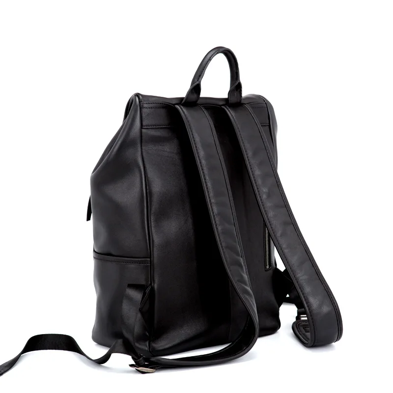 

Backpack men's leather business casual simple men's bag computer bag leather bag fashion trend travel bag men's backpack