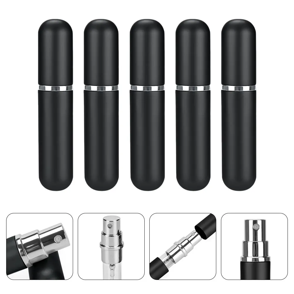 

5pcs 5ml Mini Perfume Spray Containers Empty Bottles Cosmetic Makeup Holder