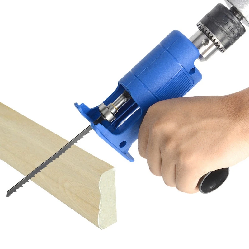

HOT Power Tool Accessories Household Reciprocating Saw Metal Cutting Wood Cutting Tools Electric Drill Attachment 1Set