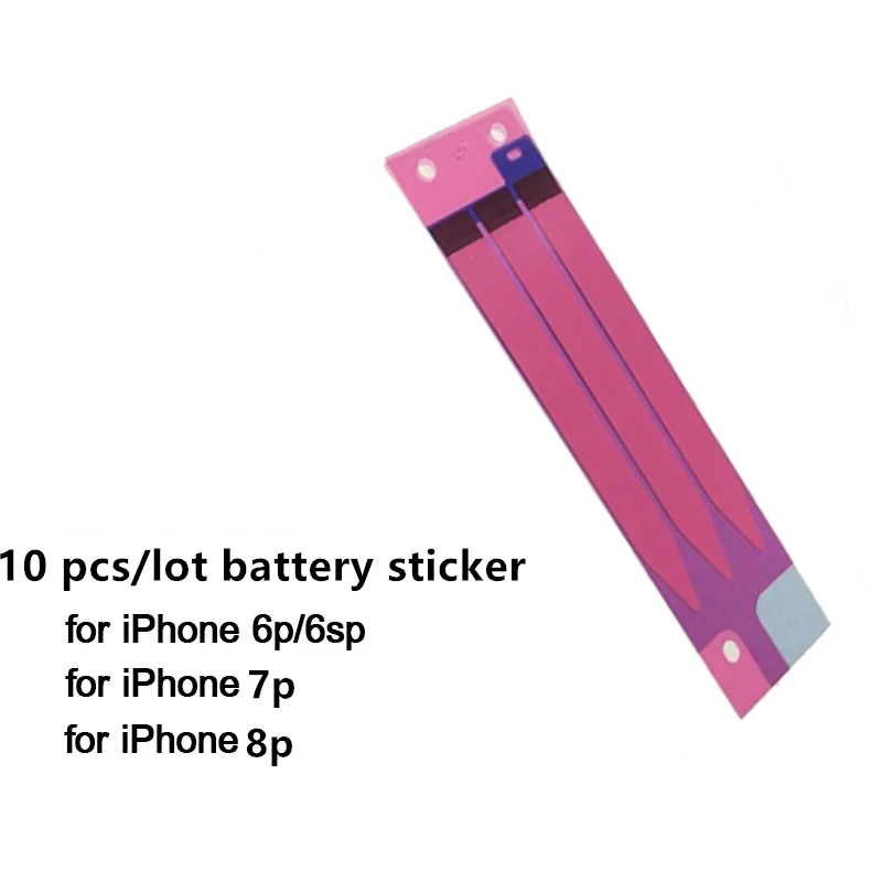 10 шт./лот отличное качество Оригинальная батарея клейкая наклейка для iPhone 6 p 6sp 7 8