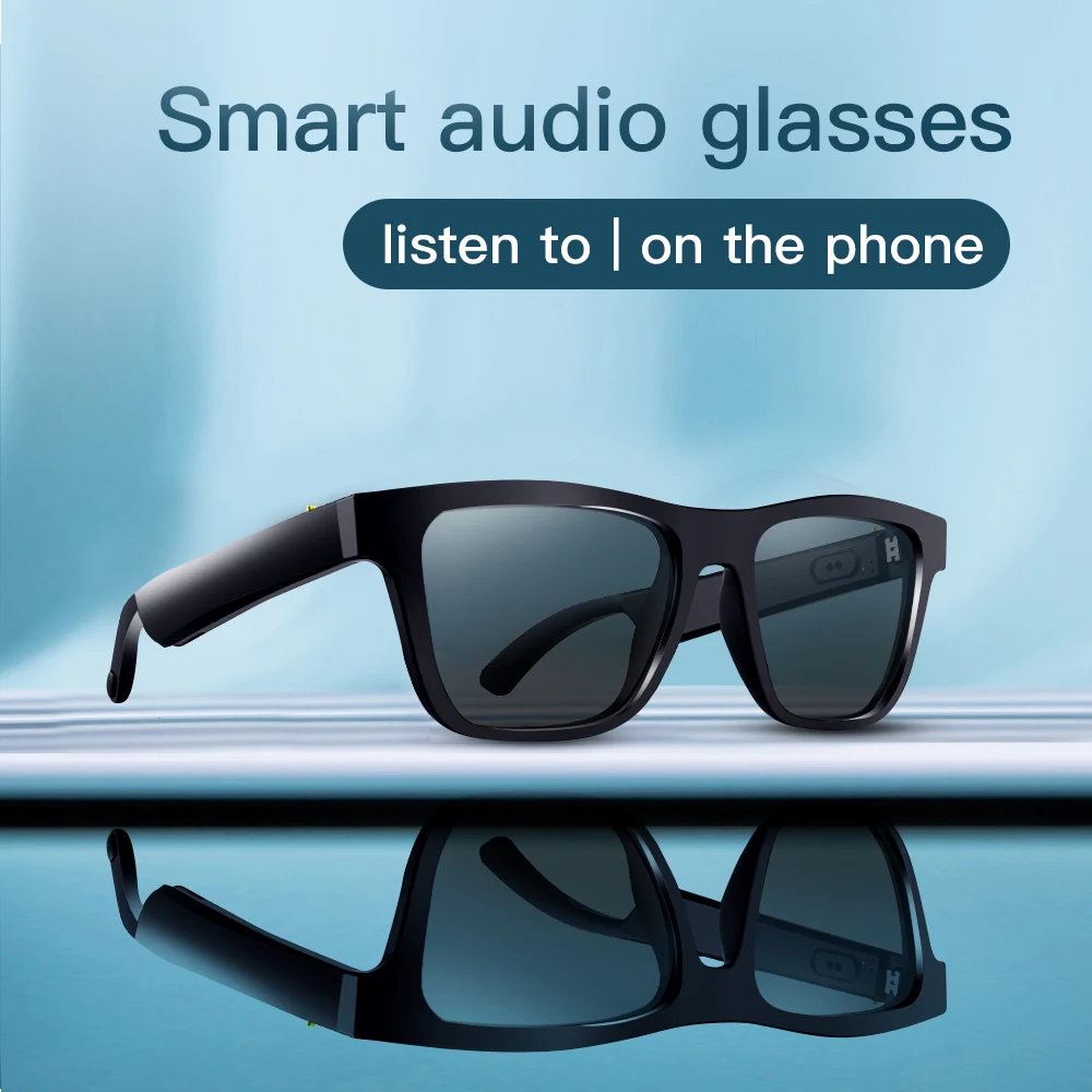 구매 Wellermoz-UV400 스마트 오디오 안경, 편광 안경, 블루투스 선글라스