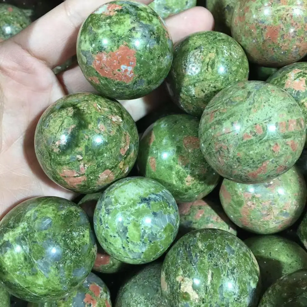 Унакитная Сфера драгоценные камни полированные натуральные и минеральные шары
