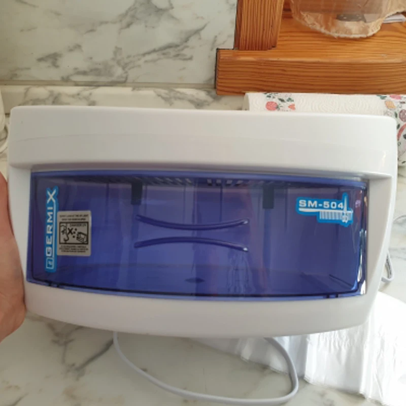 

Nail Art Sterilizer Box UV Sterilizer Box Cabinet Nail Art Tool Box Ozone Ultraviolet Disinfection UV Sterilizezation Tool