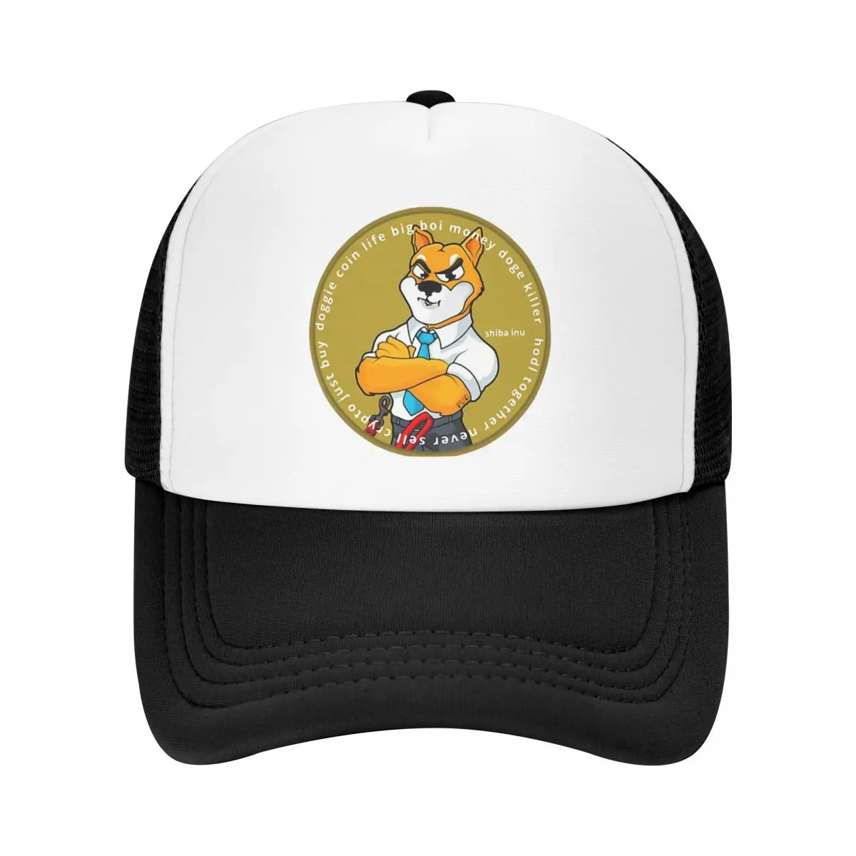 

Shiba Inu Coin Crypto Miners Trucker Hats Doge Killer Mesh Net Baseball Cap Snapback Kpop Adjustable Peaked Hat For Men Women