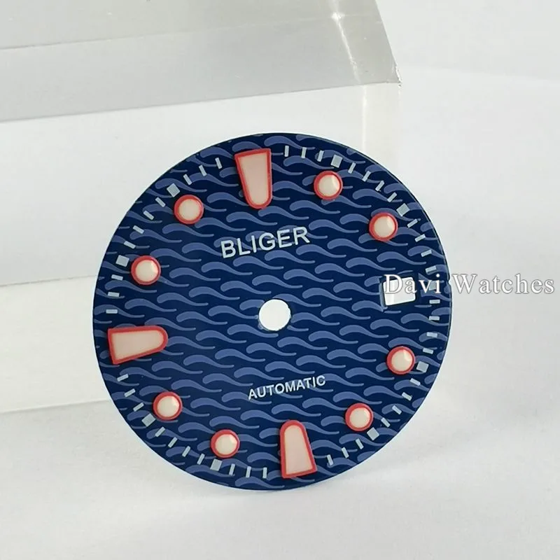 1 шт. циферблат для часов 28 5 мм синий/черный/зеленый подходит ETA2836/2824 D2813/3804 Miyota 8215