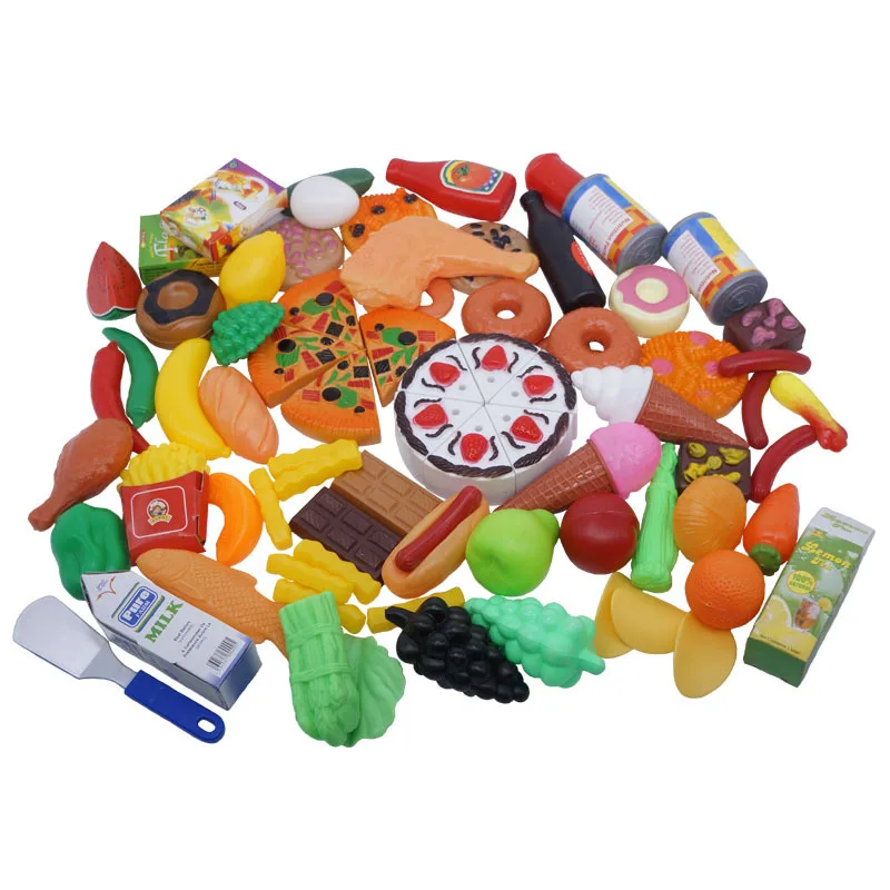 Детские игрушки для ролевых игр имитация кухонной еды картофель фри гамбургер