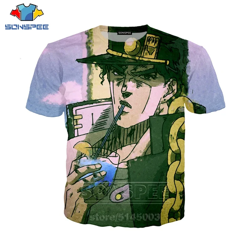 20 JoJo Необычные Приключения футболка для мужчин женщин Аниме Толстовка 3D принт Higashikata Josuke короткий рукав хип хоп топы пуловер C045-02 - Цвет: 20