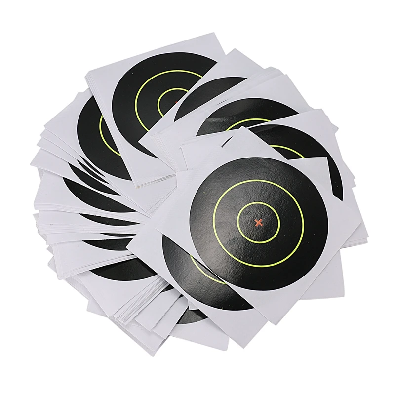 100 шт./компл. прокалке наклейки мишень 3 дюймов круглый клейкий активности для