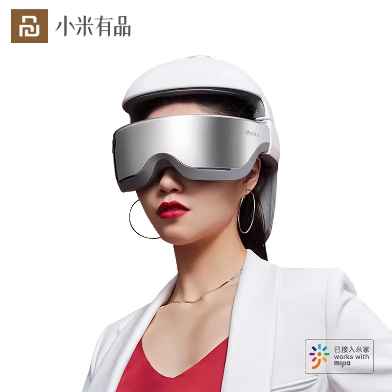 

Умный массажный шлем Youpin MOMODA, релаксация мышц 3-в-1, автоматическое нажатие, 4 режима, регулировка, улучшение сна