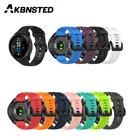 Ремешок для умных часов AKBNSTED 22 мм, силиконовый ремешок для Garmin Forerunner 945 935 Fenix 6 Pro Fenix 55 Plus Quatix 5, сменный Браслет