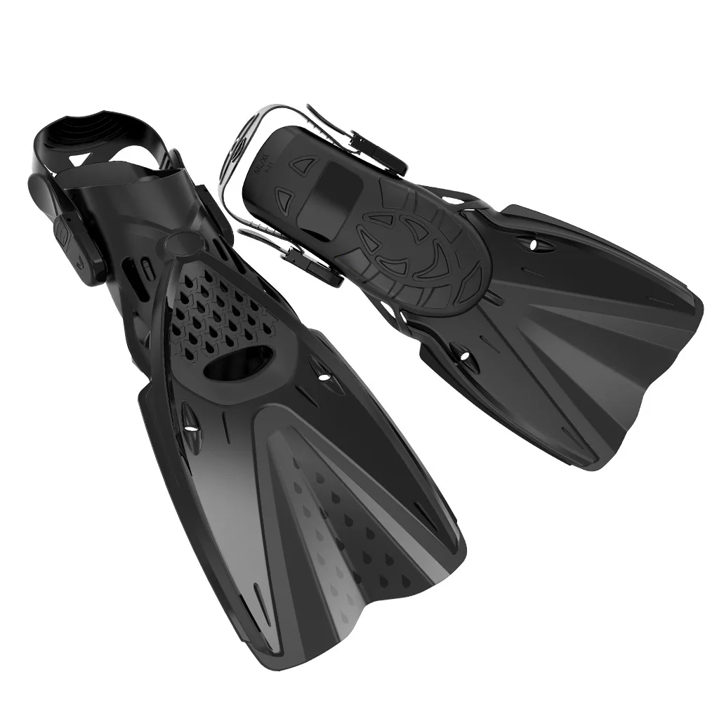 

Professional Snorkeling Foot Diving Fins Adjustable Adult Kids Swimming Comfort Fins Flippers Swimming Equipment -40
