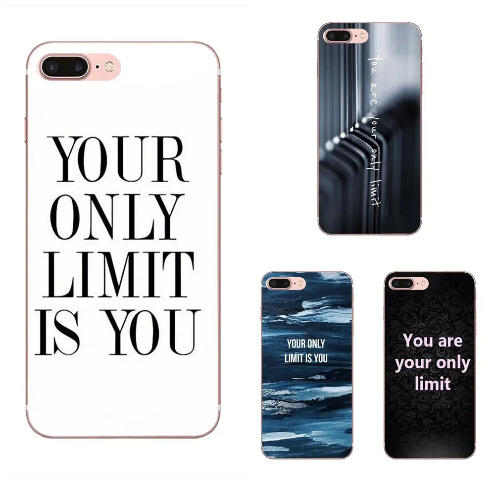Мягкий чехол из ТПУ для Xiaomi Redmi 3 3S 4 4A 4X 5 6 6A 7 K20 Note 2 5A Plus Pro You Are Your Only Limit Quotes Of The