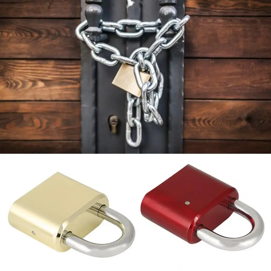 Замок безопасности водонепроницаемый цинковый сплав 4 цифры пароль без ключа