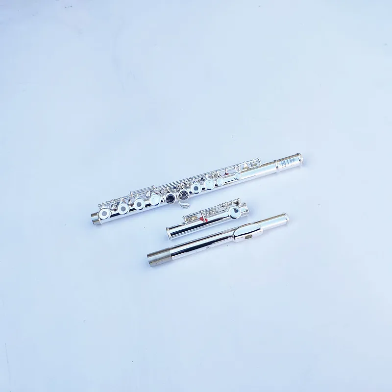 Сделано в Японии верхняя канавка с 16 отверстиями посеребренный поперечный Flauta