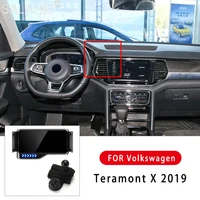 car phone holder air vent clip stand cell phone gps support for volkswagen teramont x 2019 bracket induction auto accessories