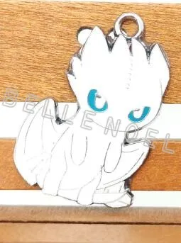 20 шт. эмалированные металлические подвески с мультяшным японским аниме драконом