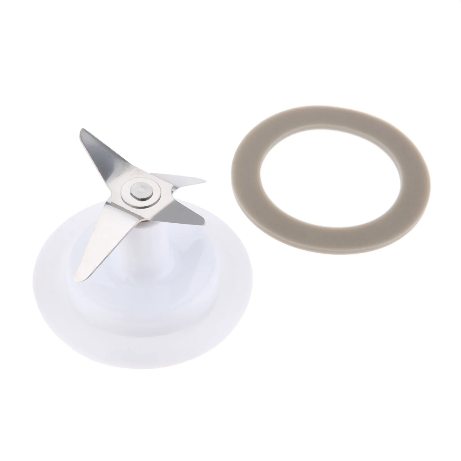 2pcs/set Blender Cutter Blade+Rubber Gasket Seal Ring fits f