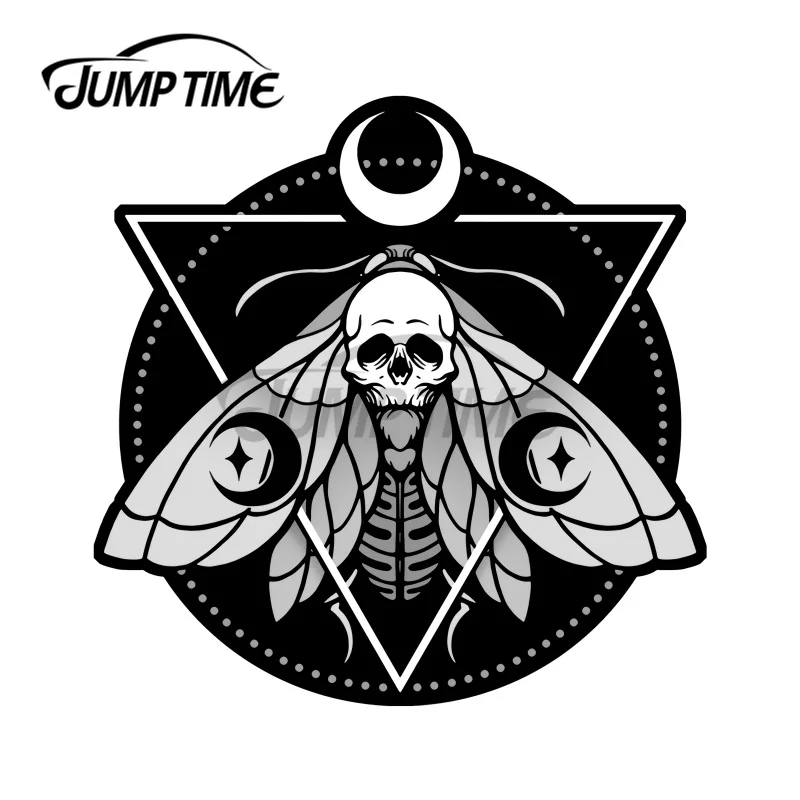 

JumpTime 13x12,2 см Мистик мотыль мотоцикл, наклейка с граффити, наклейка для бампера, оконная Защитная Наклейка
