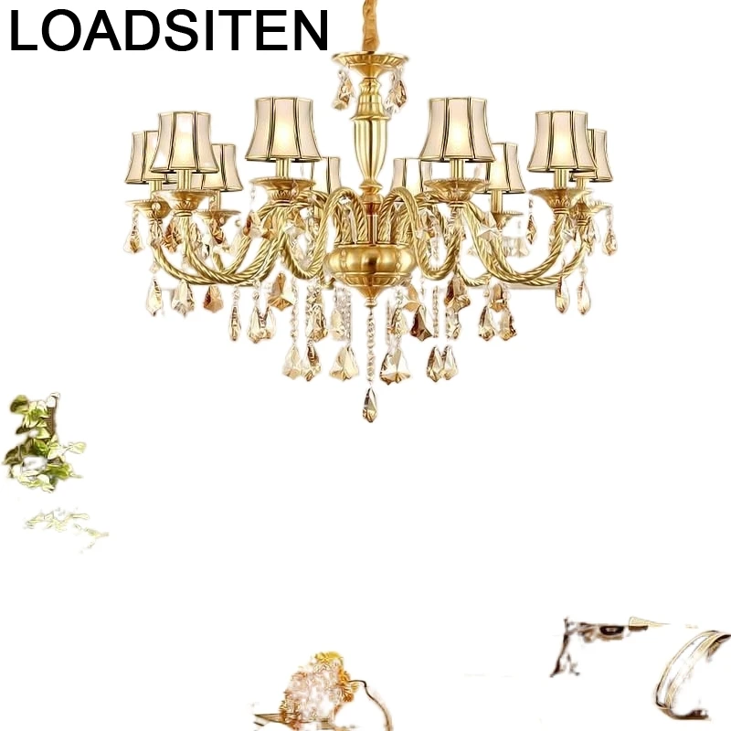 Подвесной светильник для комнаты с кристаллами Decoracao Para Casa Lampen современный
