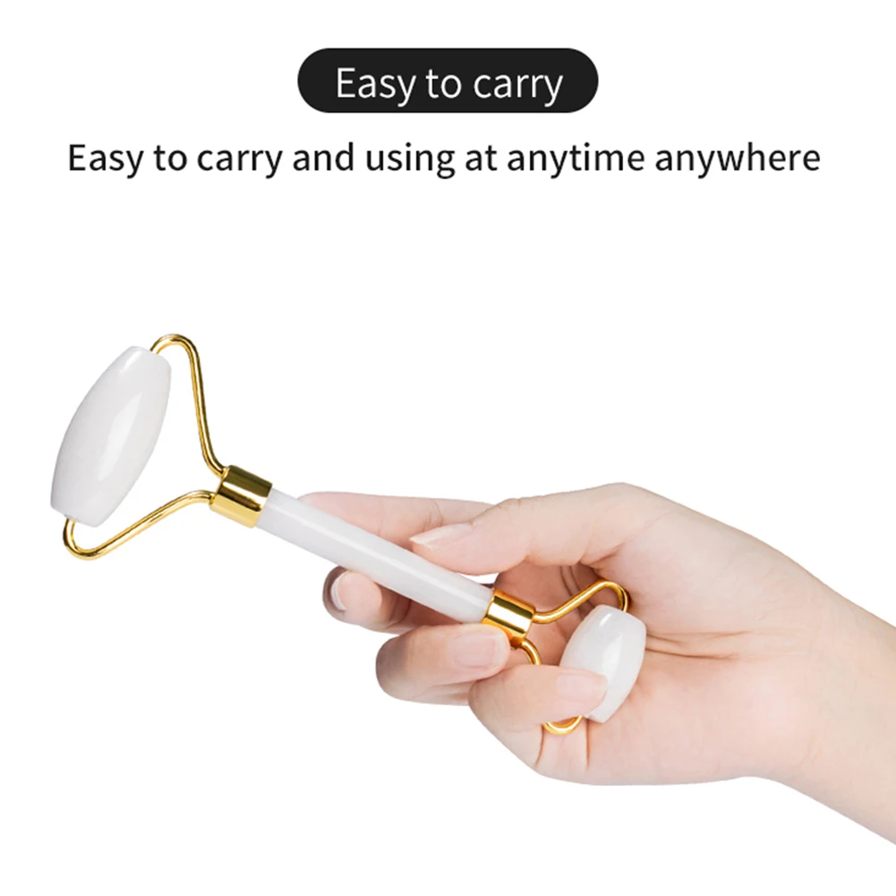 

Double Heads Face Lifting Tools Facial Jade Stone Beauty Roller Massager Beauty Care Slimming Massage Tools