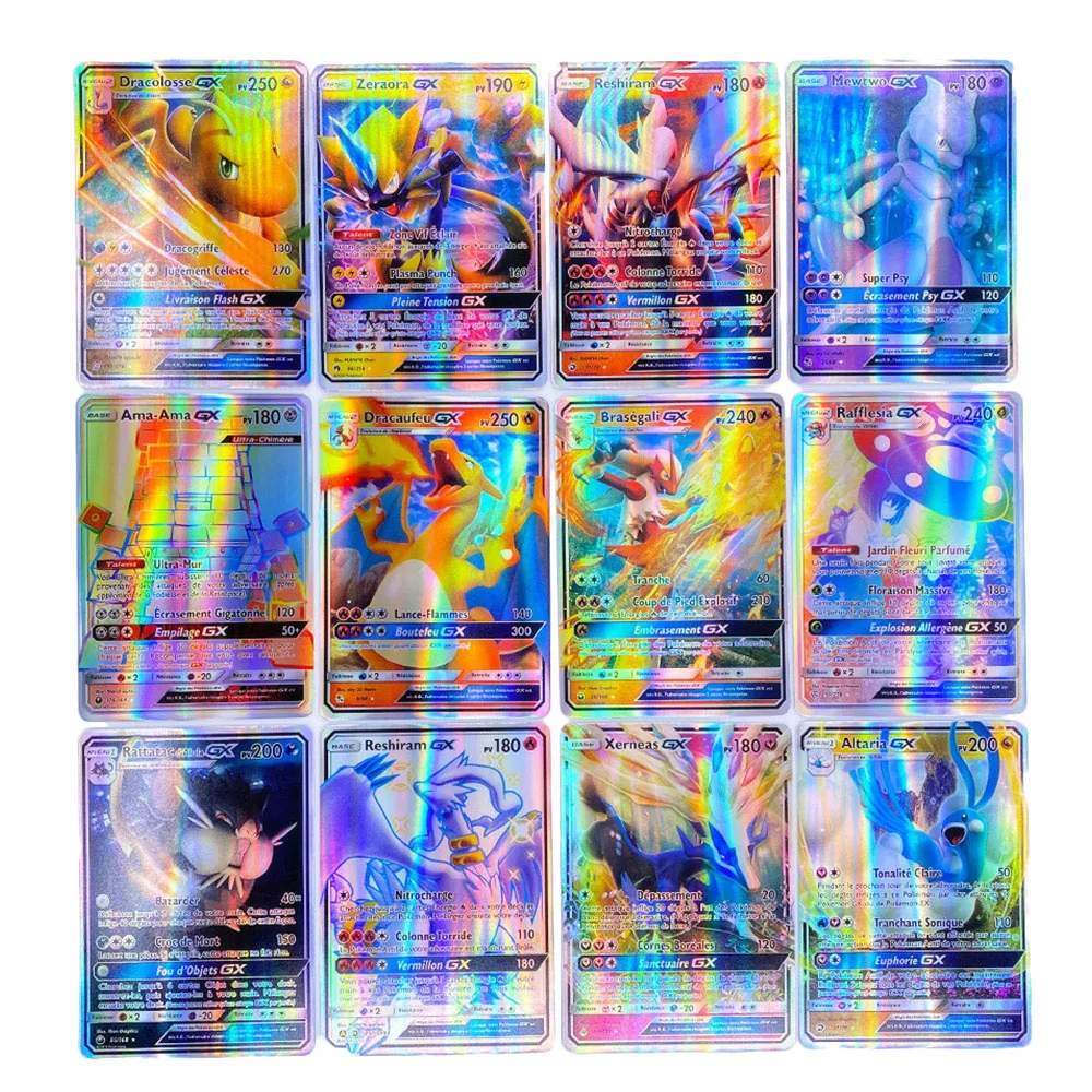 Набор карт Pokemon во французском стиле с биркой 200GX 100 | Игрушки и хобби