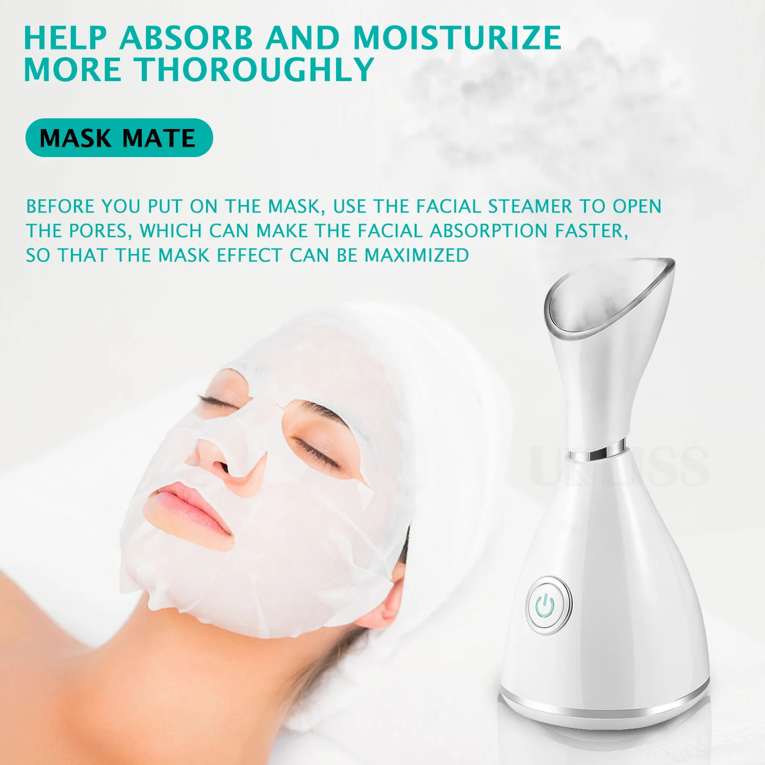 

Nano Ionic Facial Steamer Deep Cleaning Hot Steam Cleaner Electric Face Sprayer Device Skin Fogger SPA Mouisture Beauty Machine