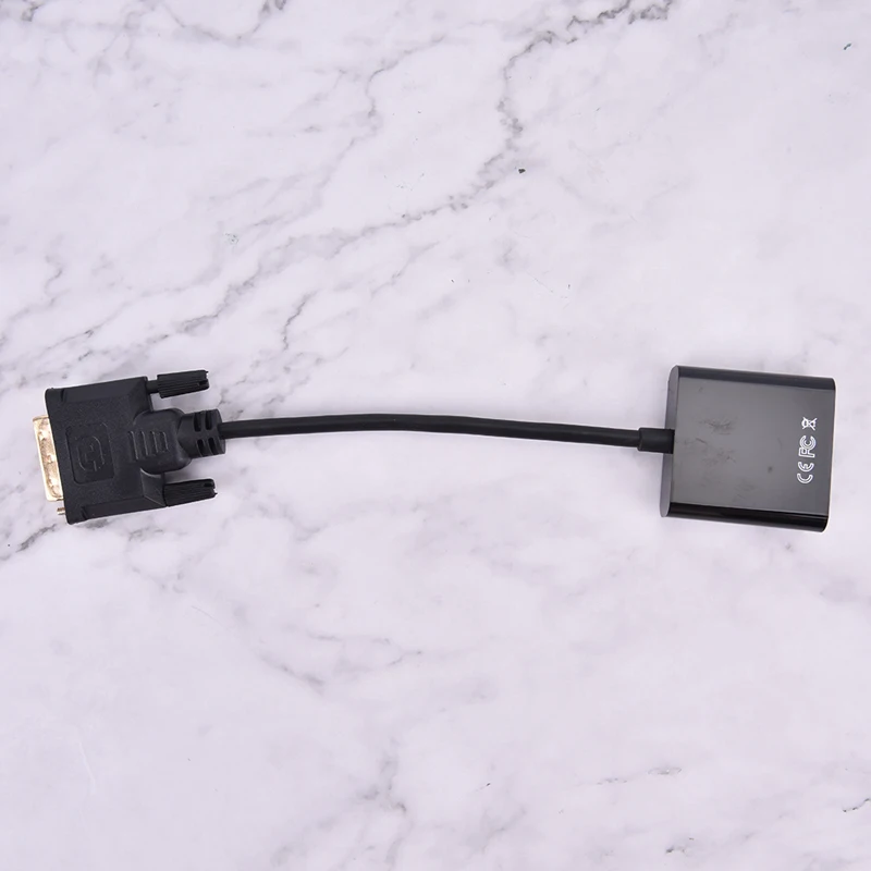 

Кабель-преобразователь с 25pin на 15pin для видеокамеры Full HD 1080P DVI-D DVI на VGA