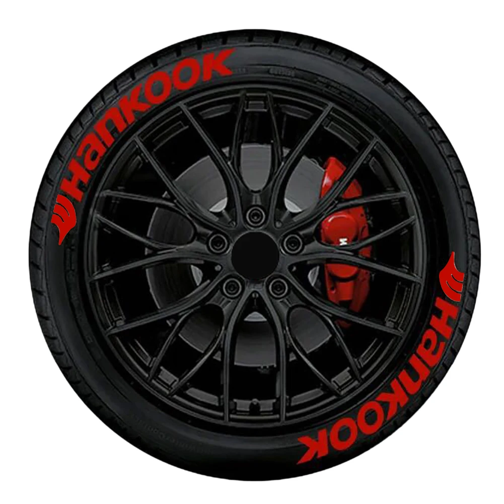 

Car Tire Wheel Stickers Rubber Letters Tire Sticker Universal Auto Styling Wheel Label Car Styling 3D Logo Personalized Decal