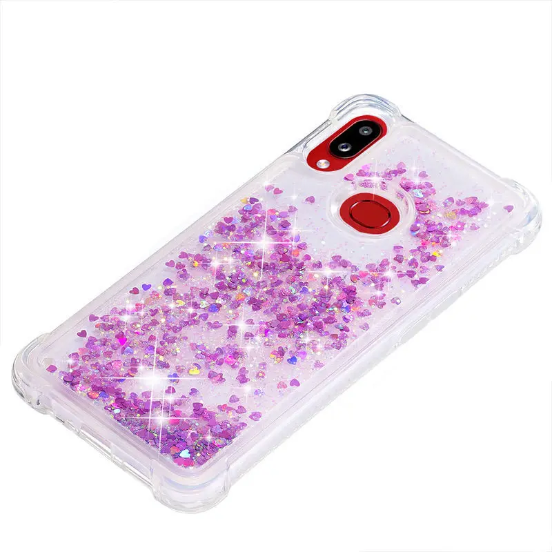 

For Samsung A10S Case Silicon Shockproof Phone Case For Samsung Galaxy A10S SM-A107F A107F A107 Liquid Glitter Quicksand Cover