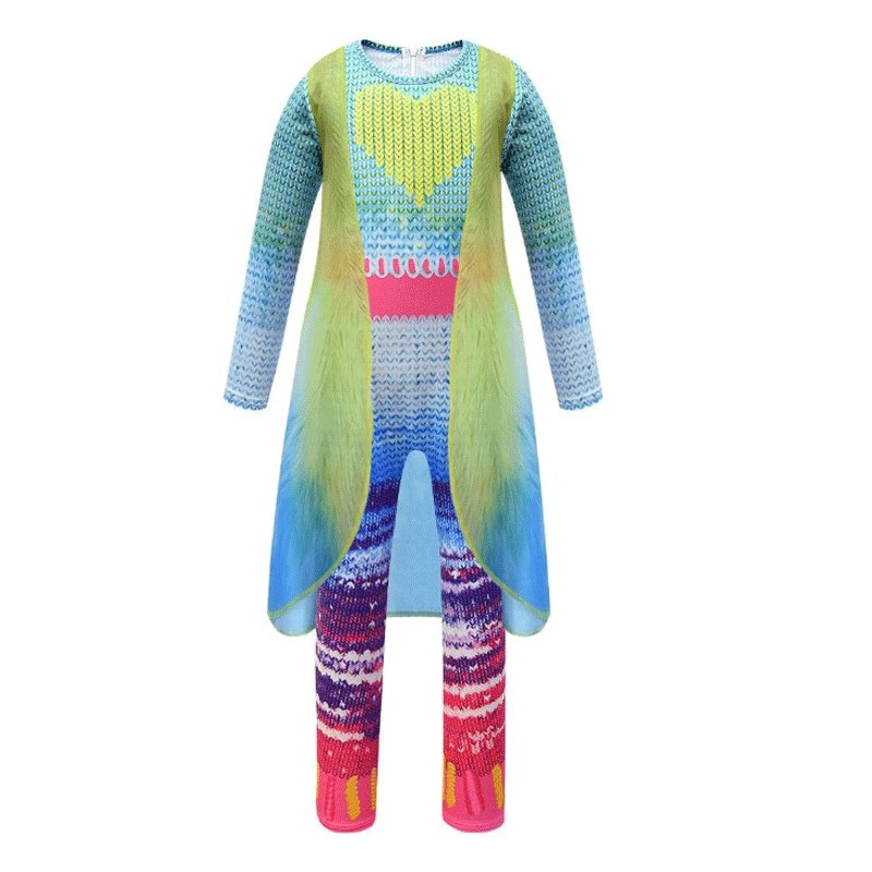 Новый Косплей тролллс2 волшебный эльф 2 тонкий цельный жилет представление на