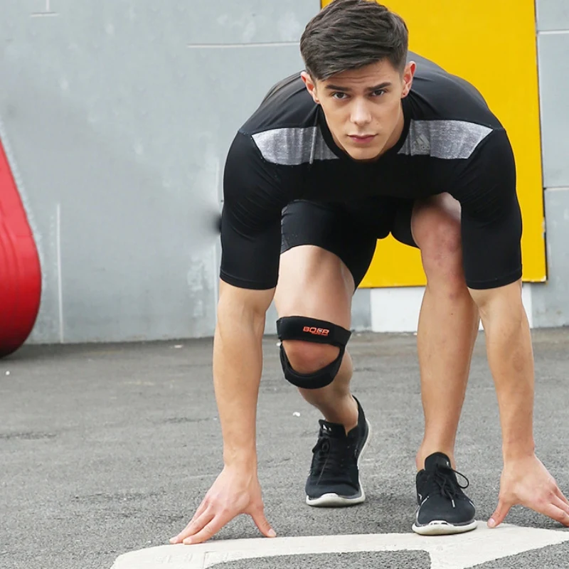 

Adjustable Basketball Knee Support Brace Sleeve Patella Guard Protector Support Patella Knee Breathable Sports Climbing