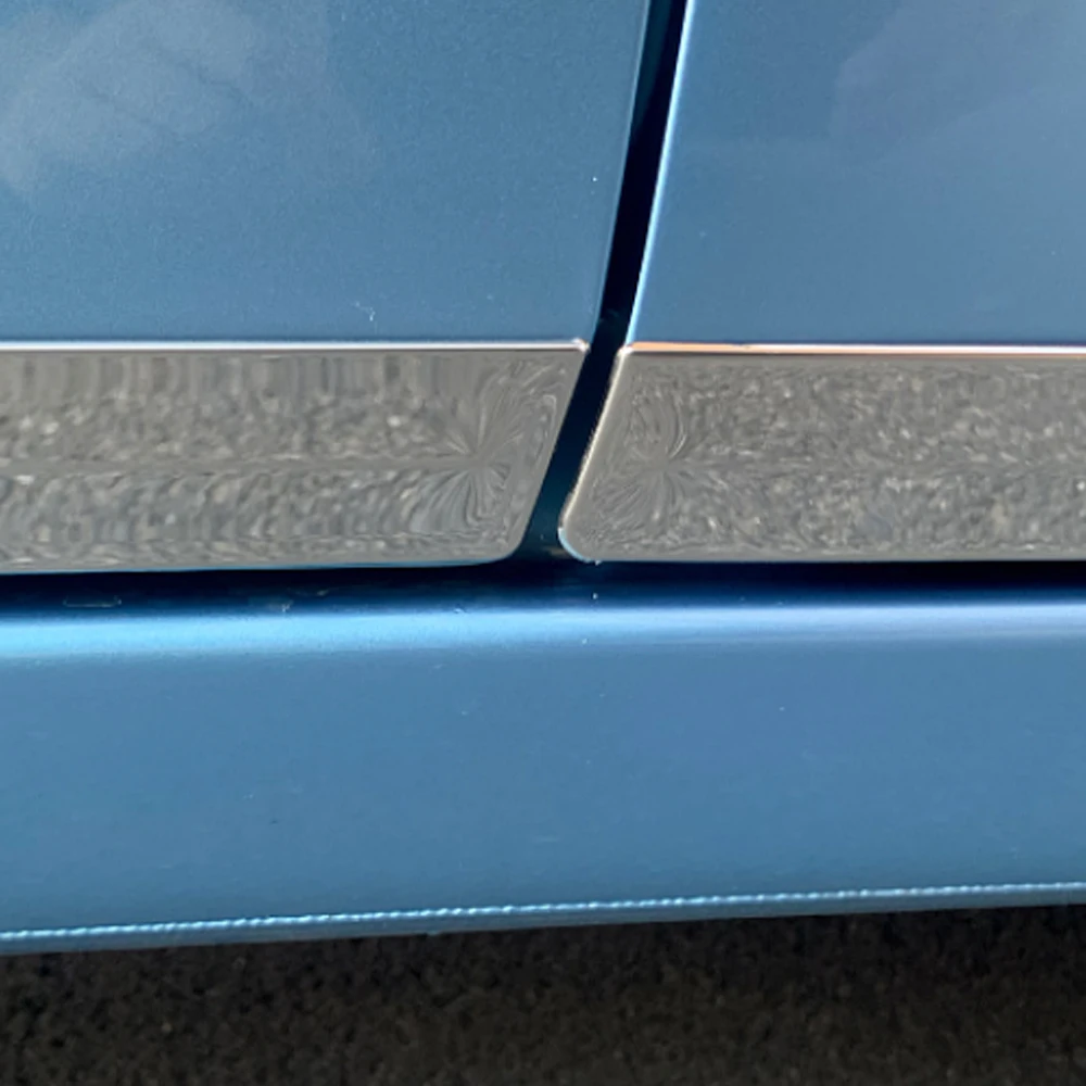

CarMango for Honda Fit 2020 2021 Car Accessory Side Door Sill Pad Gloss Trim Cover Sticker Frame Chrome Exterior Decoration
