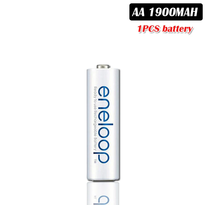 1pcs Panasonic 1,2 V 1900mAh Ni-MH AA батареи для камеры Фонарик Игрушка предварительно заряженные перезаряжаемые батареи сделано в Японии - Цвет: 1pcs