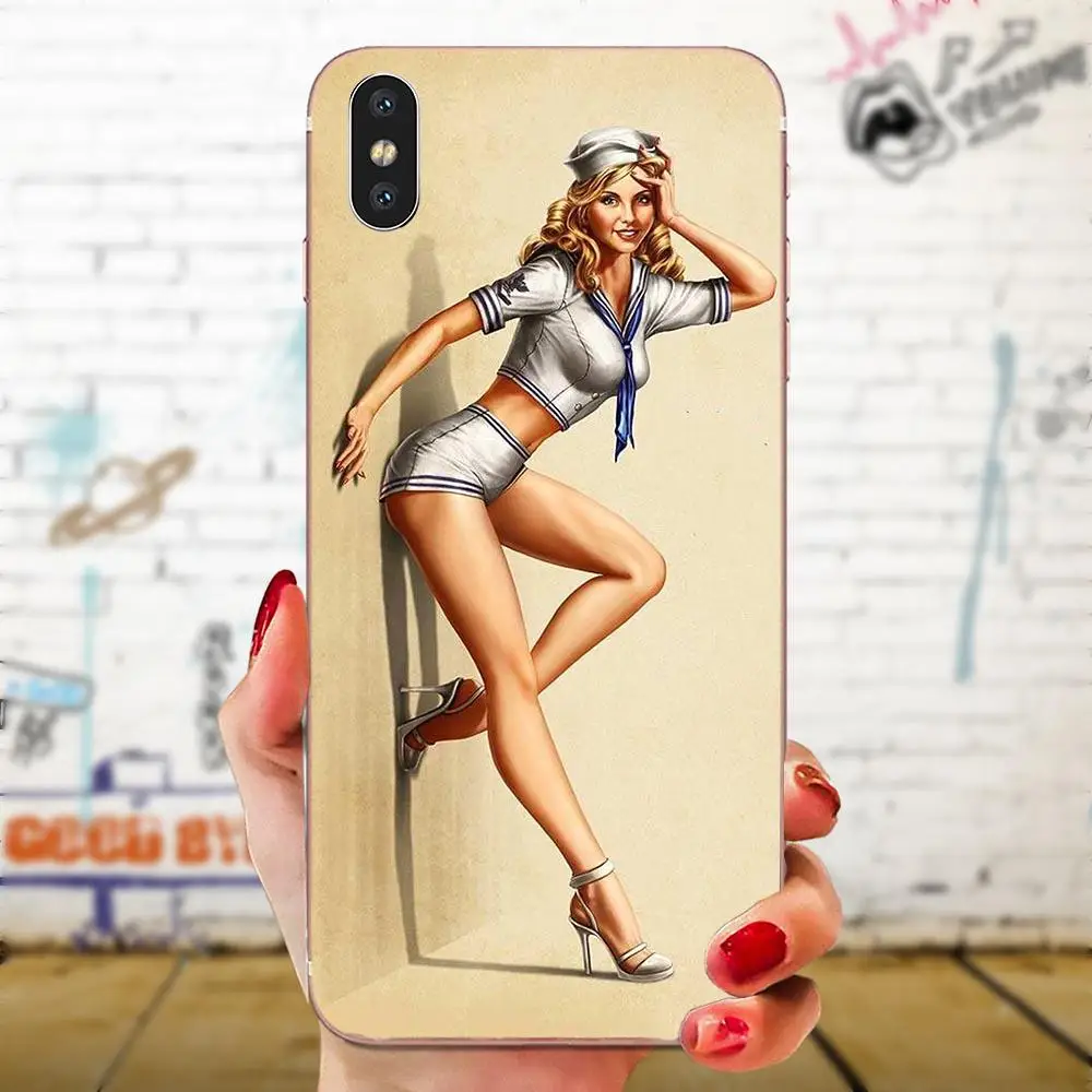as picture Мягкий чехол для мобильного телефона чехол для крышки корпуса для Xiaomi Redmi Mi 4 7A 9T K20 CC9 CC9e Note 7 9 Y3 SE рro рrime Go Play кинозвезды; Соблазнительная девушка - Цвет: as picture