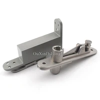 1set 304 stainless steel heavy door pivot hinges 90 degree positioning rotary hinges with auto soft close function