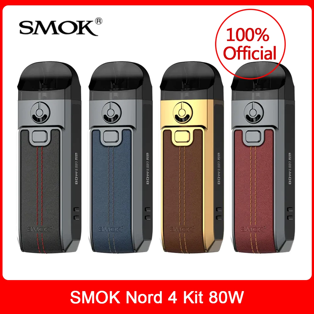 Original SMOK Nord 4 Kit 80W 2000mAh 4.5ml Nord4 Pod Cartridge RPM 2 Mesh Coil E Cigarette Vaporizer VS RPM80 Novo rpm2 vape kit